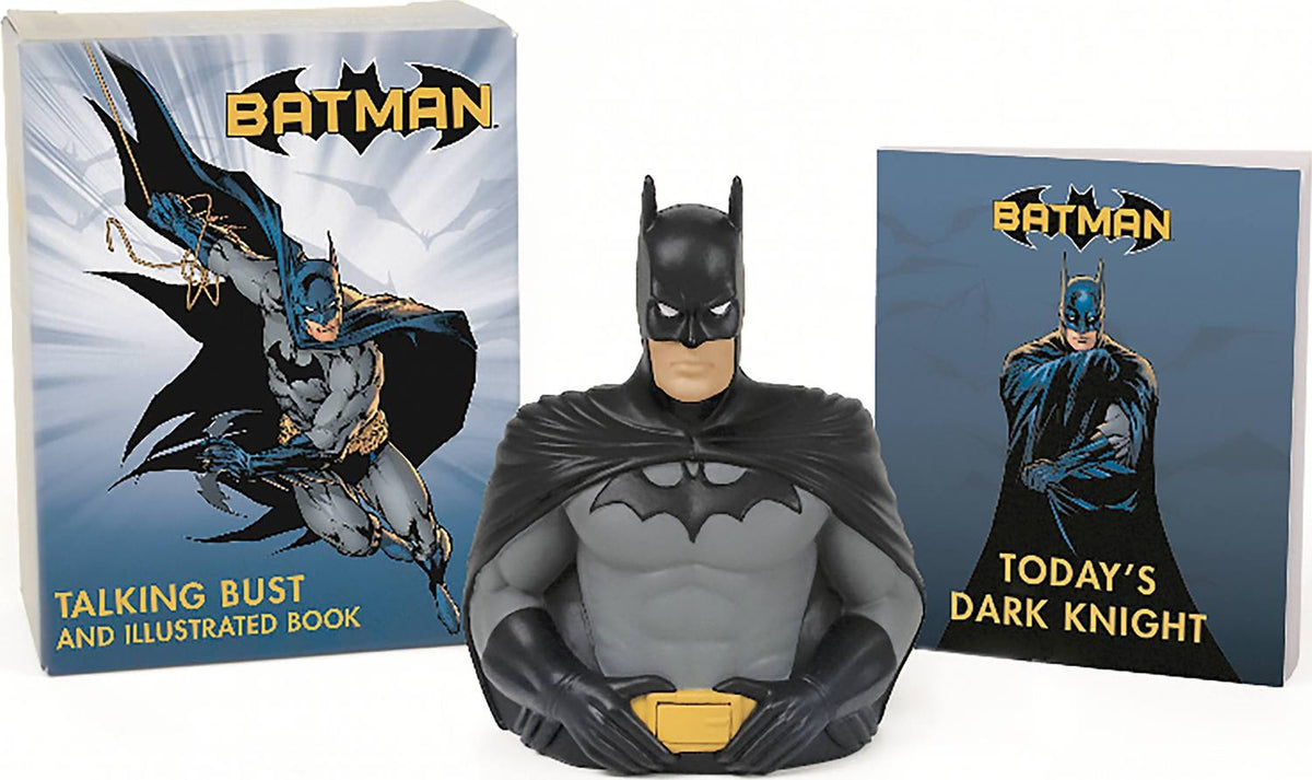 Batman Riding Bear Batman: Talking Bust and Illustrated Book – Dancing Bear Toys