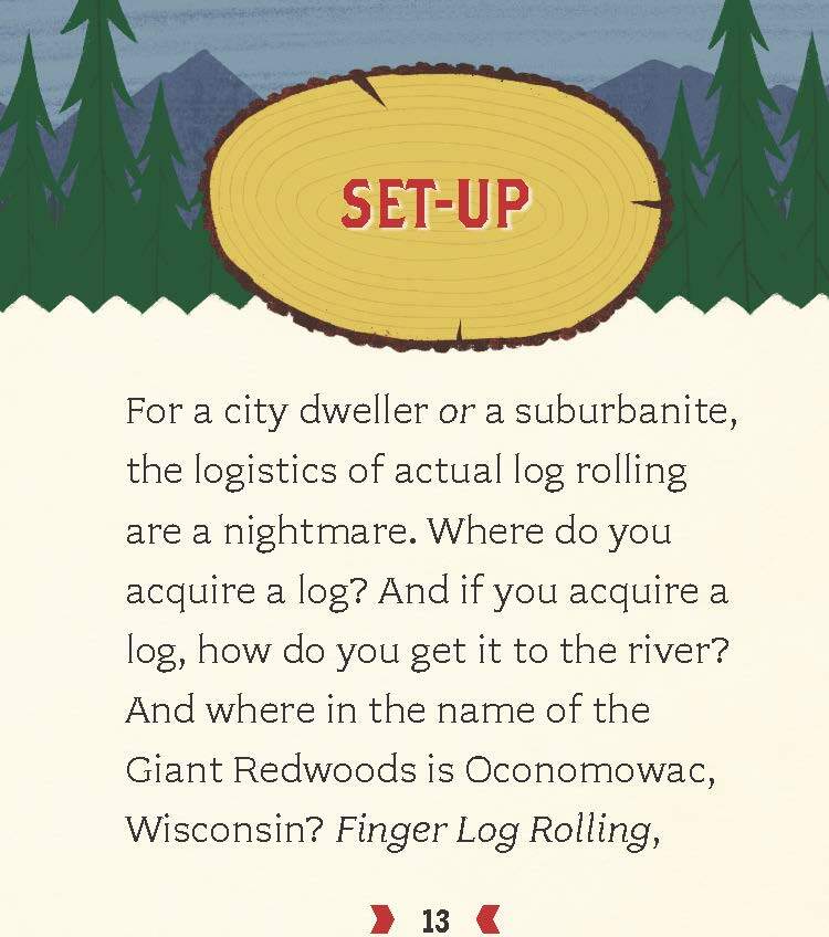 Finger Log Rolling: Lumberjack Approved!