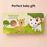 Baby Goat: Finger Puppet Book: (Best Baby Book for Newborns, Board Book with Plush Animal)