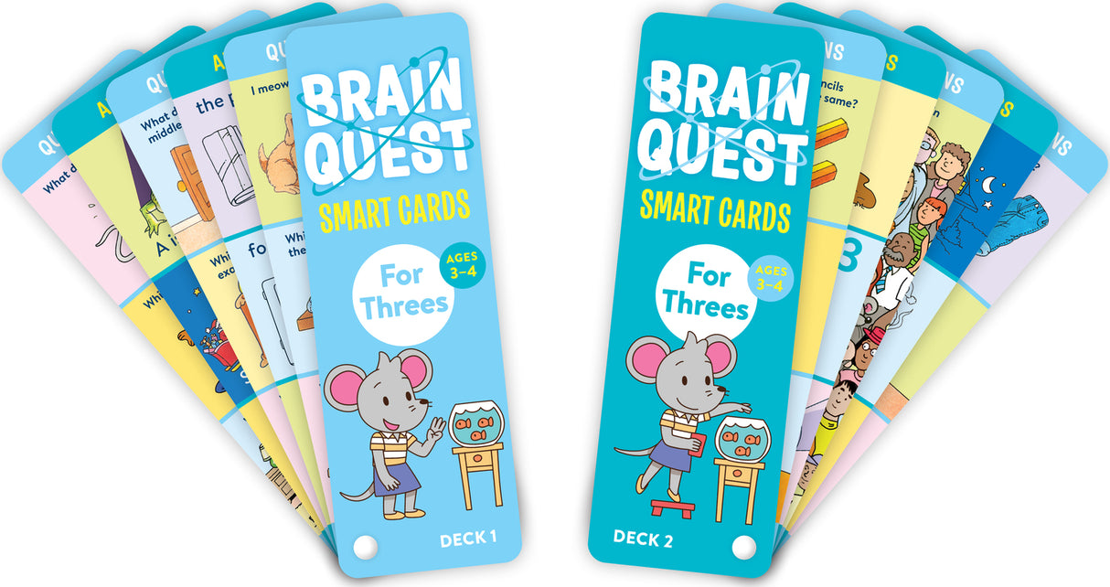 Brain Quest For Threes Smart Cards Revised 5th Edition