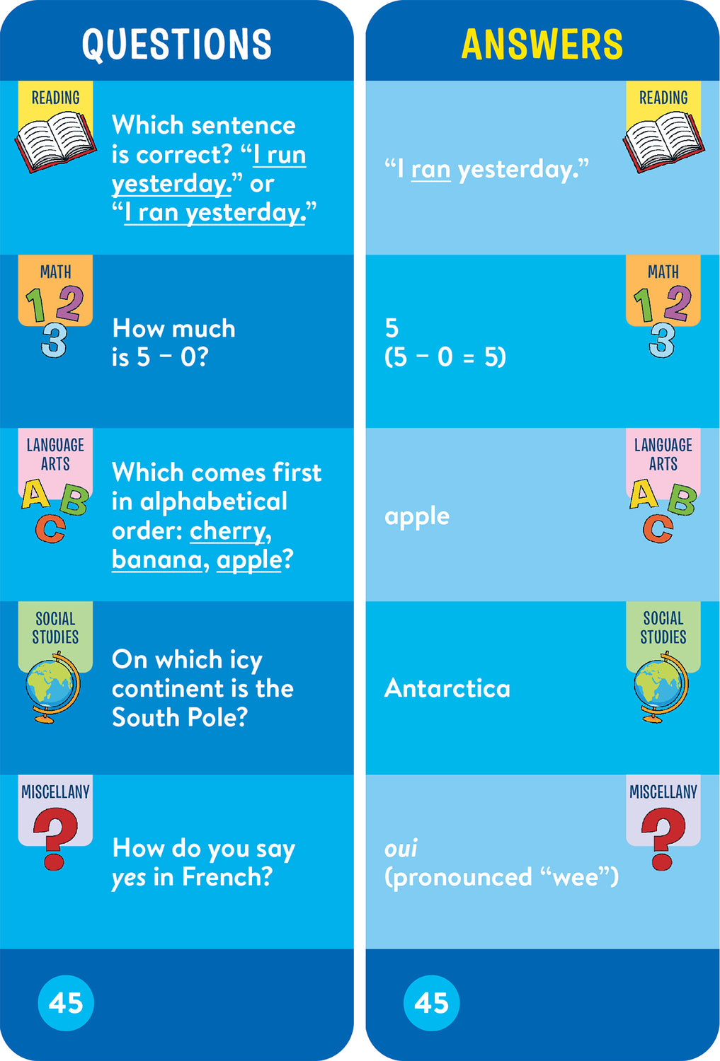 Brain Quest 1st Grade Smart Cards Revised 5th Edition