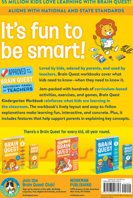 Brain Quest Workbook: Kindergarten Revised Edition