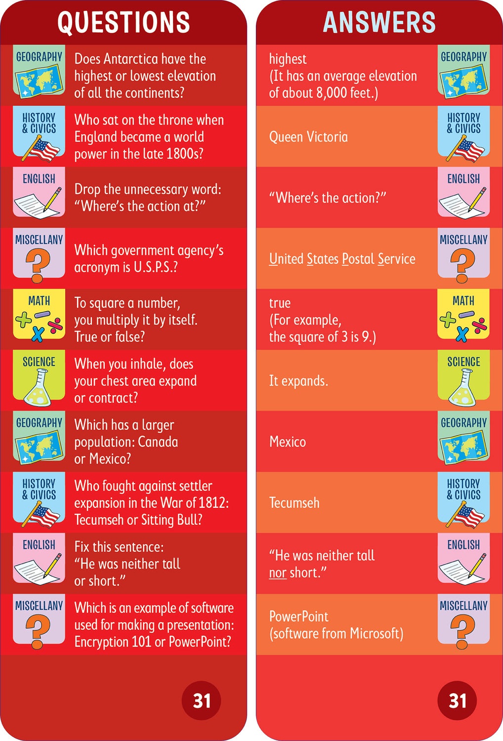 Brain Quest 6th Grade Smart Cards Revised 4th Edition