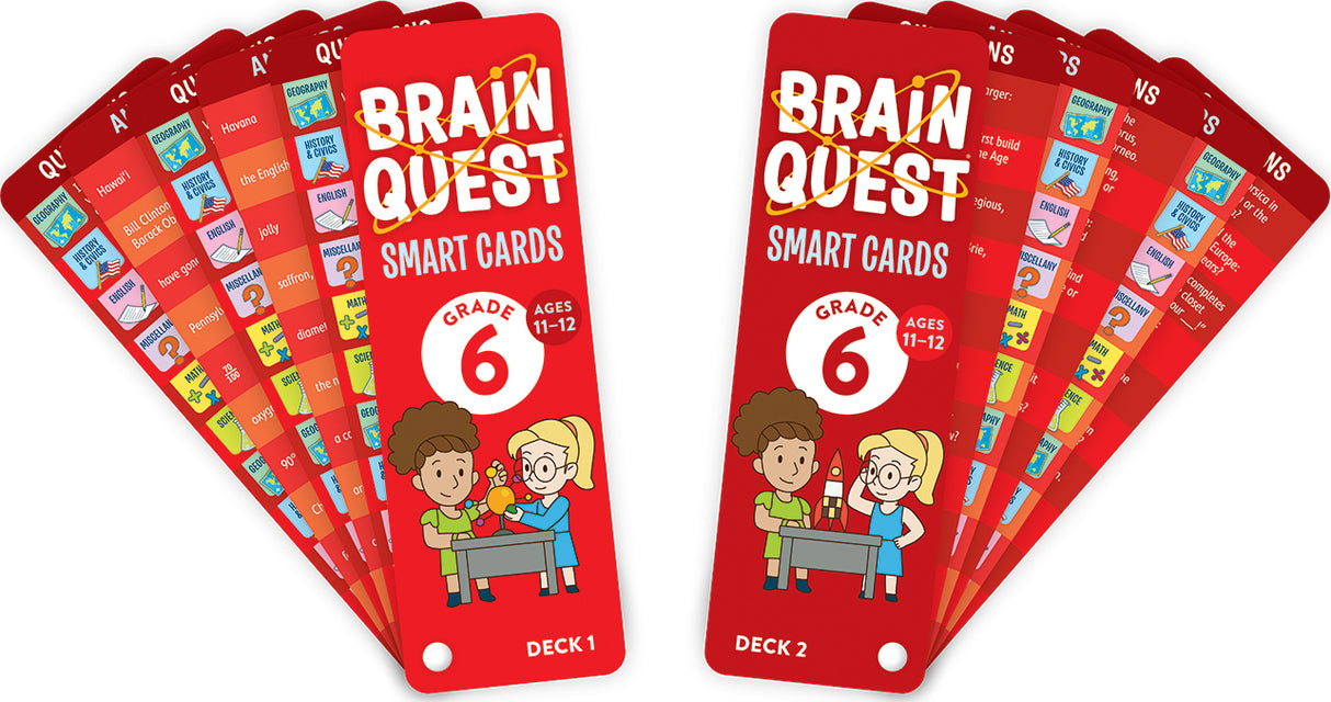 Brain Quest 6th Grade Smart Cards Revised 4th Edition