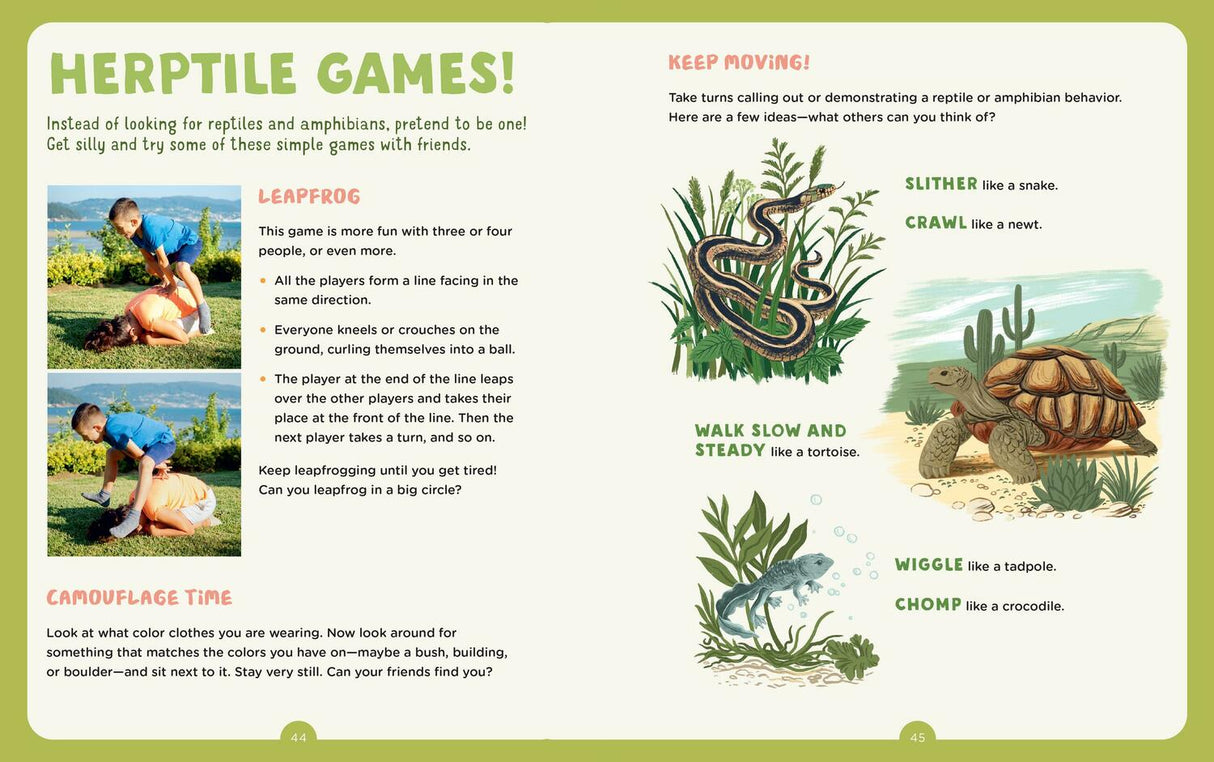 Backpack Explorer: Spotting Snakes and Frogs, and Other Reptiles and Amphibians: What Will You Find?