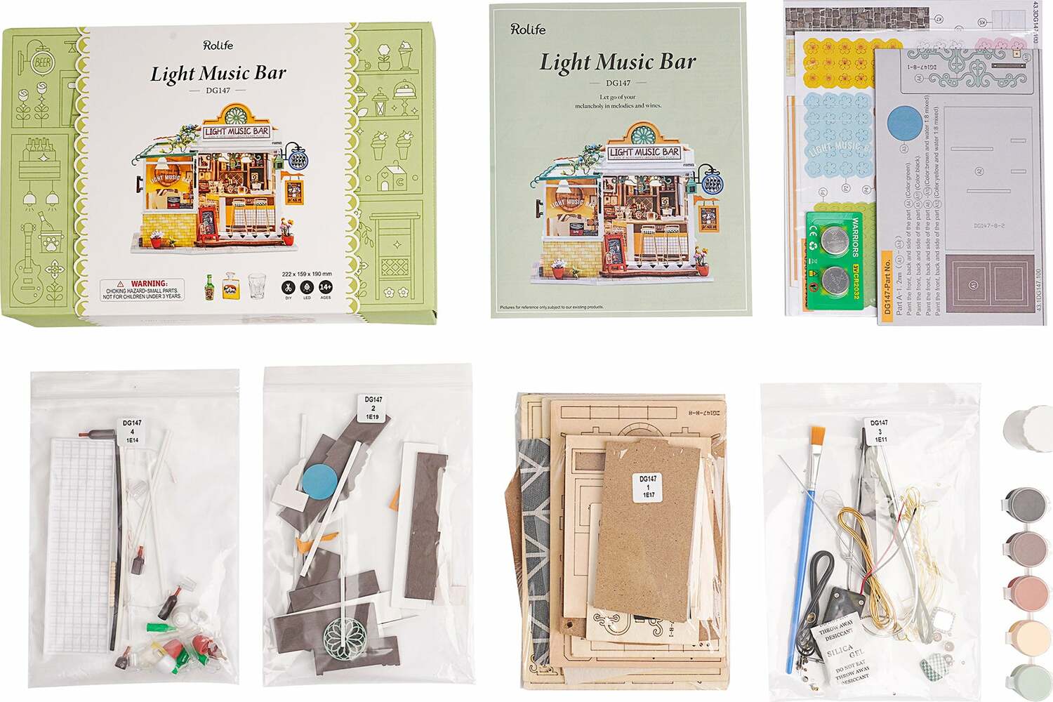 DIY Miniature House Kit: Light Music Bar buy