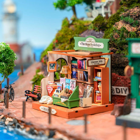 DIY Miniature House Kit: The Muse Bookshop