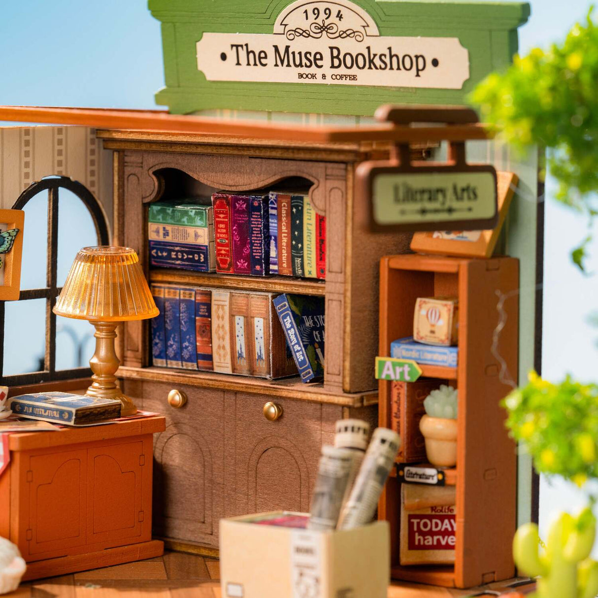 DIY Miniature House Kit: The Muse Bookshop