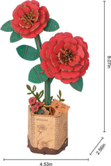 Modern Wooden Puzzle: Camelia