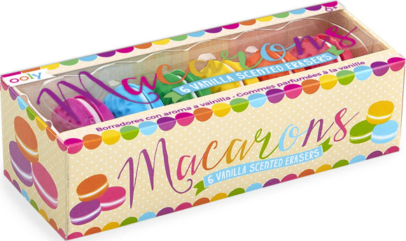 Macarons Vanilla Scented Erasers – Dancing Bear Toys