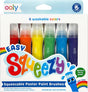 Easy Squeezy Squeezable Poster Paint Brushes - Set of 6