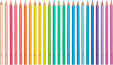 Pastel Hues Colored Pencils Set Of 24