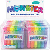 Mini Monster Scented Highlighters - Set of 6