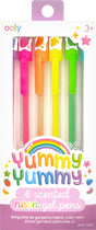 Yummy Yummy Scented Gel Pens - Neon - Set of 6