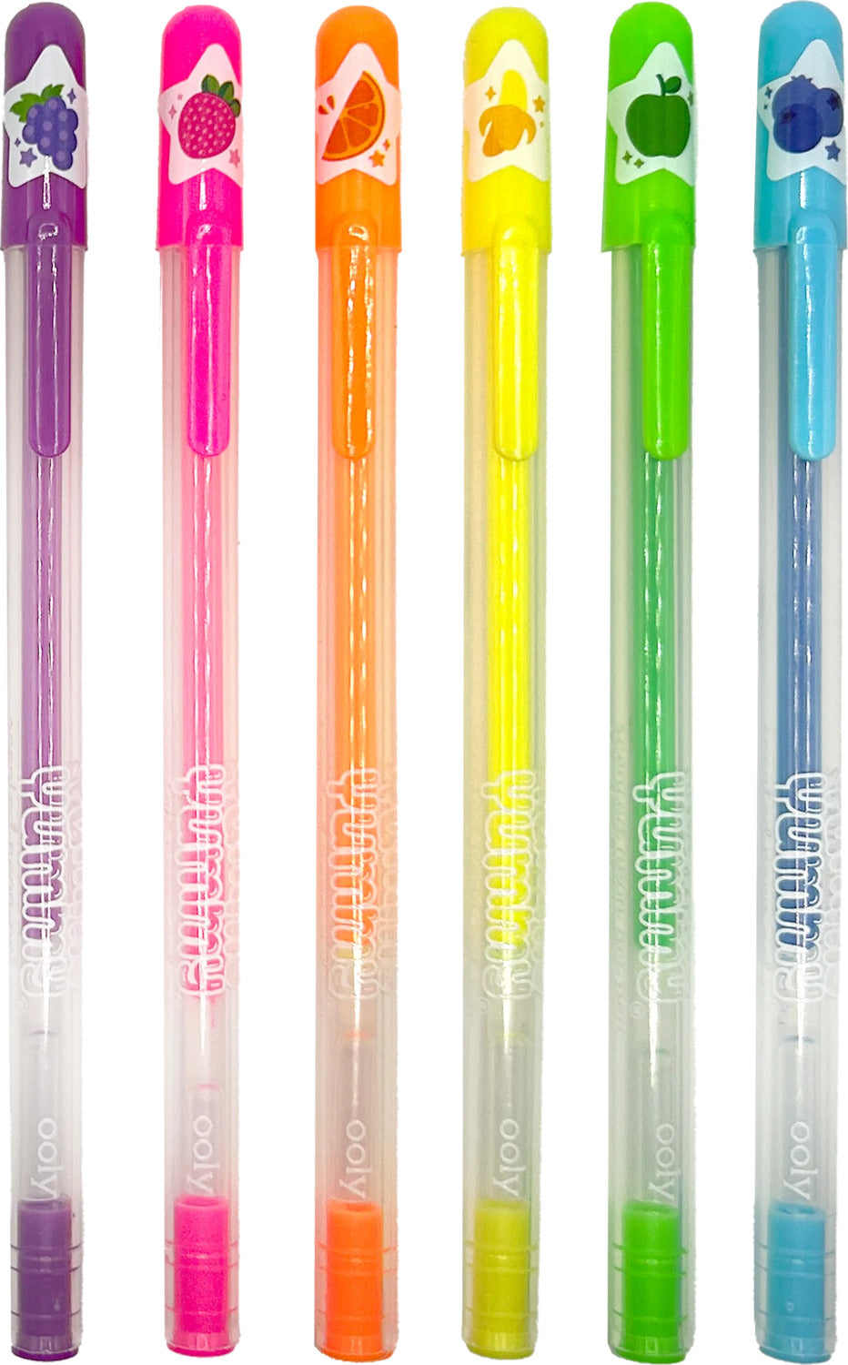 Yummy Yummy Scented Gel Pens - Neon - Set of 6