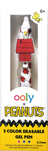 OOLY x Peanuts 3 Color Erasable Gel Pen