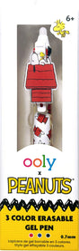 OOLY x Peanuts 3 Color Erasable Gel Pen