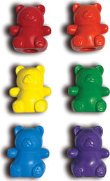 Cuddly Cubs Bear Finger Crayons - Set of 6