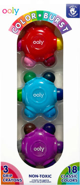 Color Burst Crayons - Set of 3