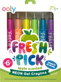 Fresh Pick Apple Scented Gel Crayons - Set of 6