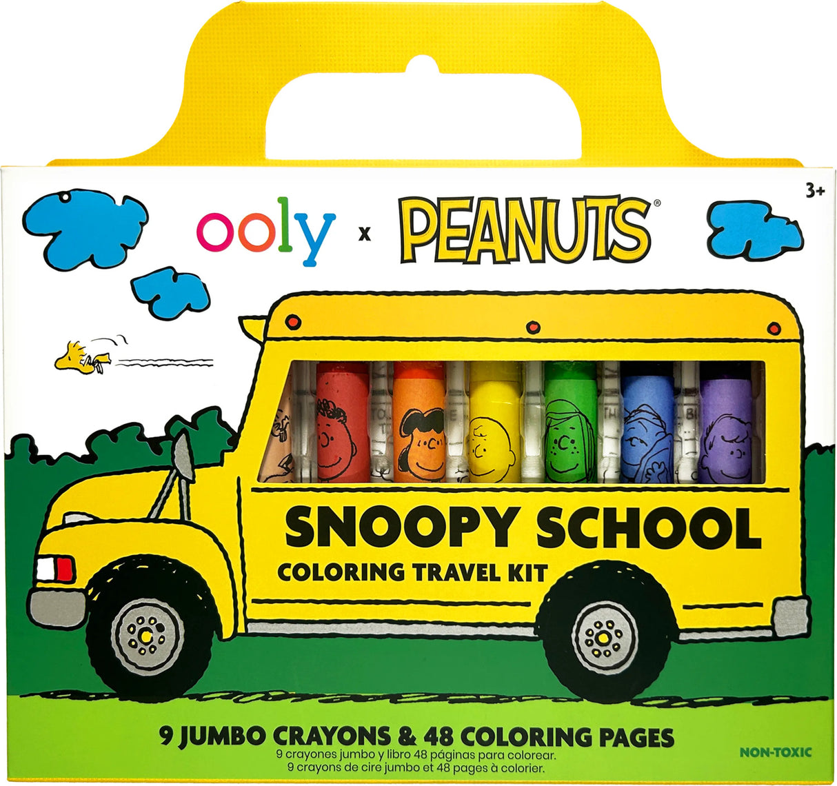 OOLY x Peanuts Snoopy School Coloring Travel Kit
