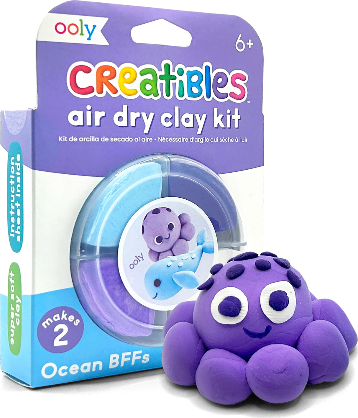 Creatibles Mini Air Dry Clay Kit - Ocean BFFs