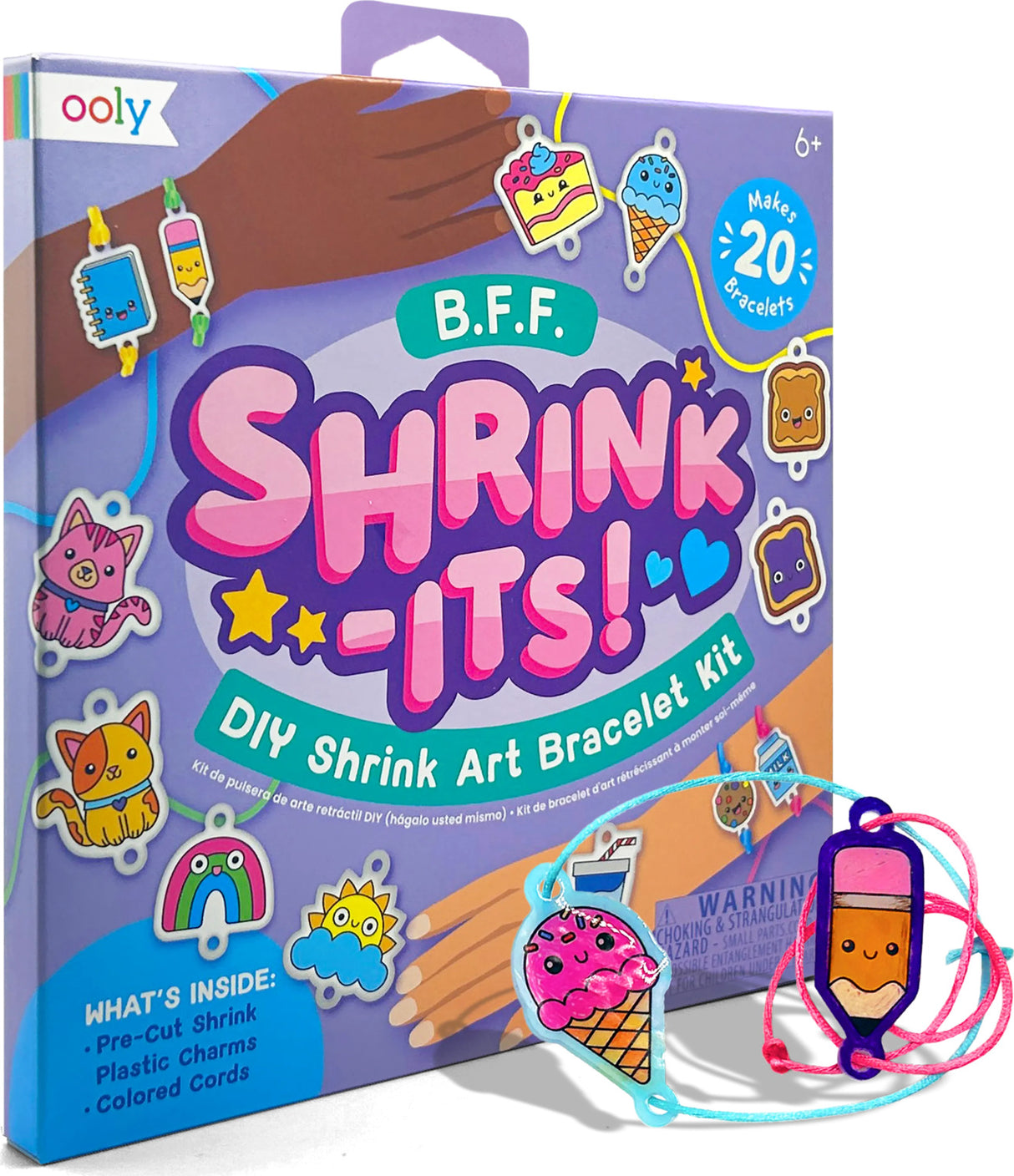 Shrink-its! DIY Shrink Art Bracelet Kit - BFF