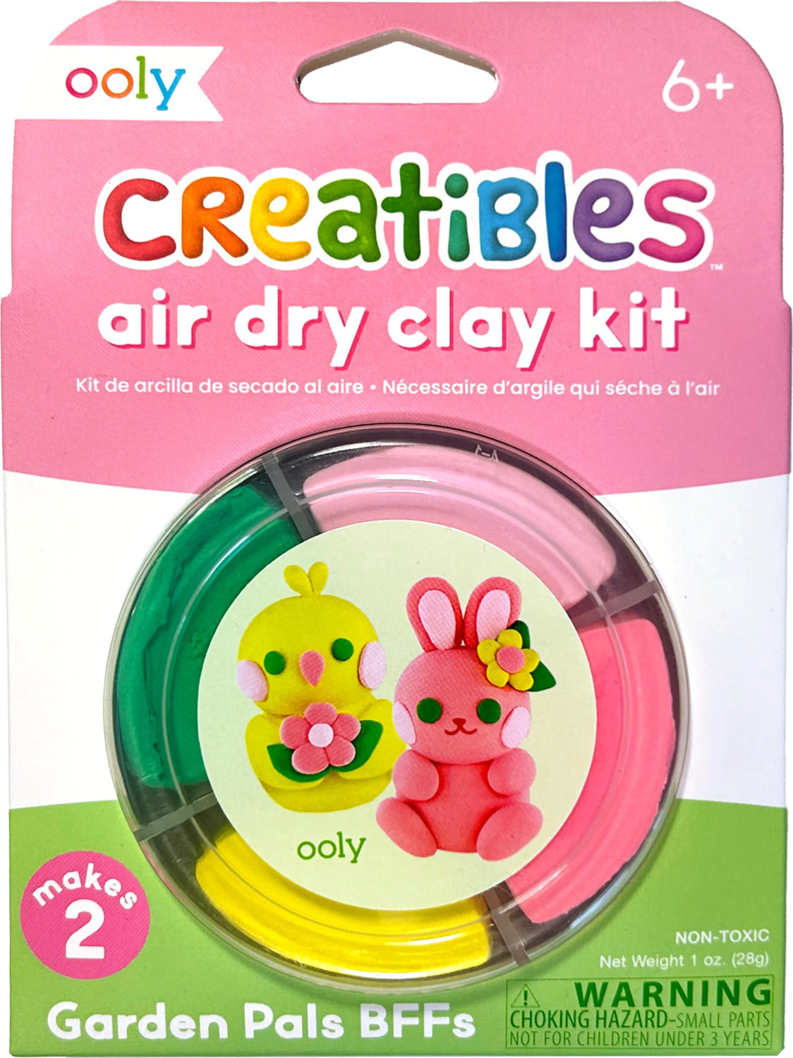 Creatibles Mini Air Dry Clay Kit - Garden Pals BFFs