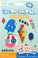 Tattoo-Palooza x Suzy Ultman: Temporary Tattoos Mini Pack - Ice Cream Party