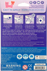 Tattoo-Palooza x Suzy Ultman: Temporary Tattoos Mini Pack - Pawsitive Cats