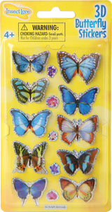 3D Butterfly Stickers (assorted)