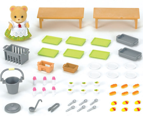 Calico Critters School Lunch Set Toy