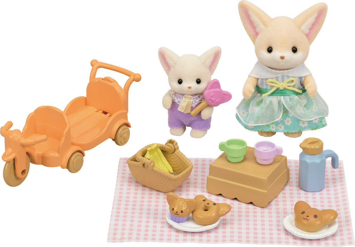 Sunny Picnic Set -Fennec Fox Sister & Baby