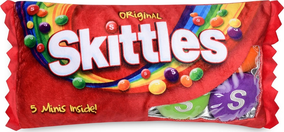 Skittles Packaging Fleece Plush