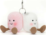 Amuseables Pair Of Marshmallows Bag Charm