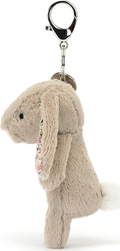 Blossom Beige Bunny Bag Charm