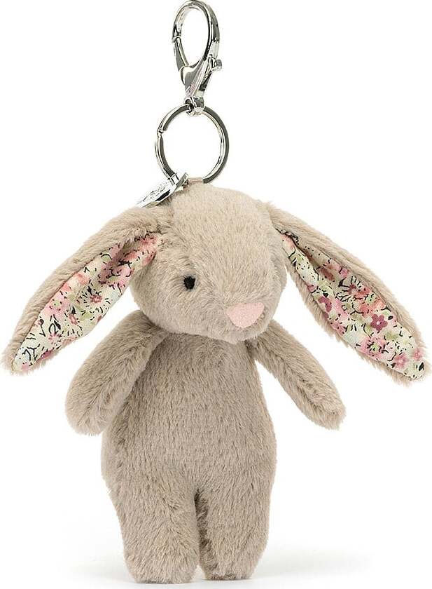 Blossom Beige Bunny Bag Charm