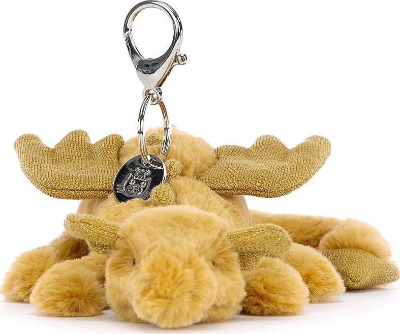 Golden Dragon Bag Charm