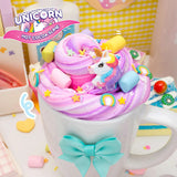 Unicorn Hot Cocoa Butter Slime