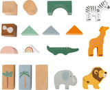 Wooden Building Blocks "Safari"