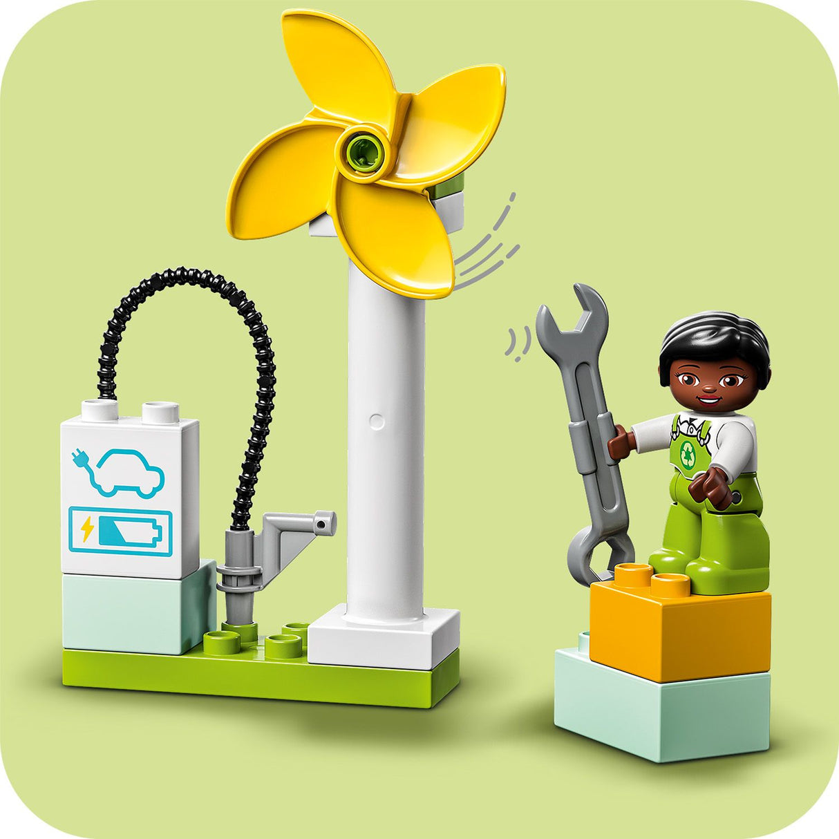 LEGO® DUPLO: Wind Turbine and Electric Car