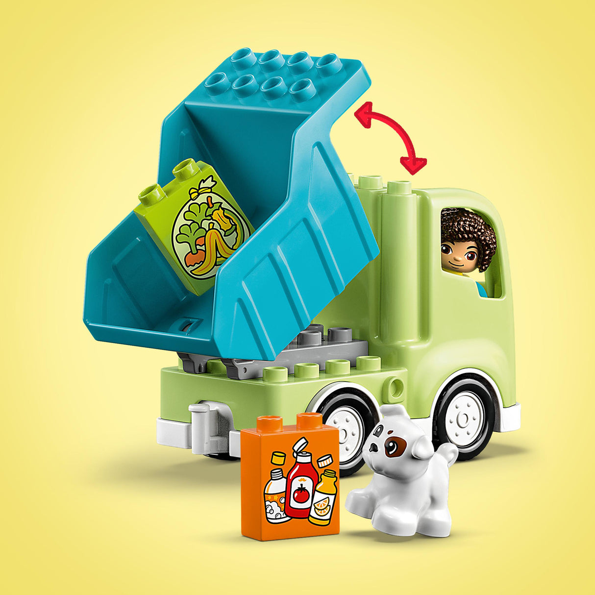 LEGO DUPLO Town Recycling Truck Sorting Toy