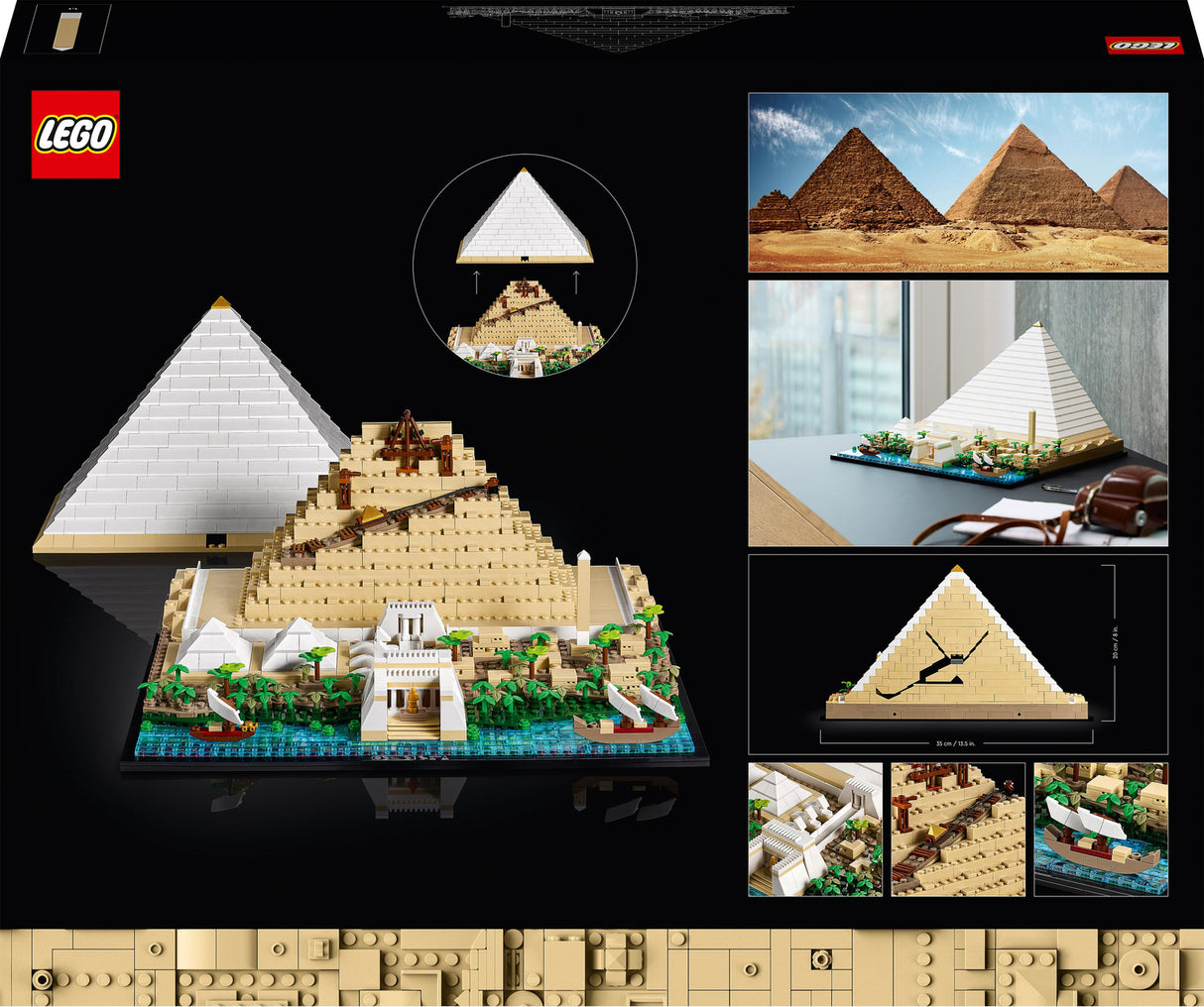 Great Pyramid Of Giza World Famous Architecture Lego LEGO