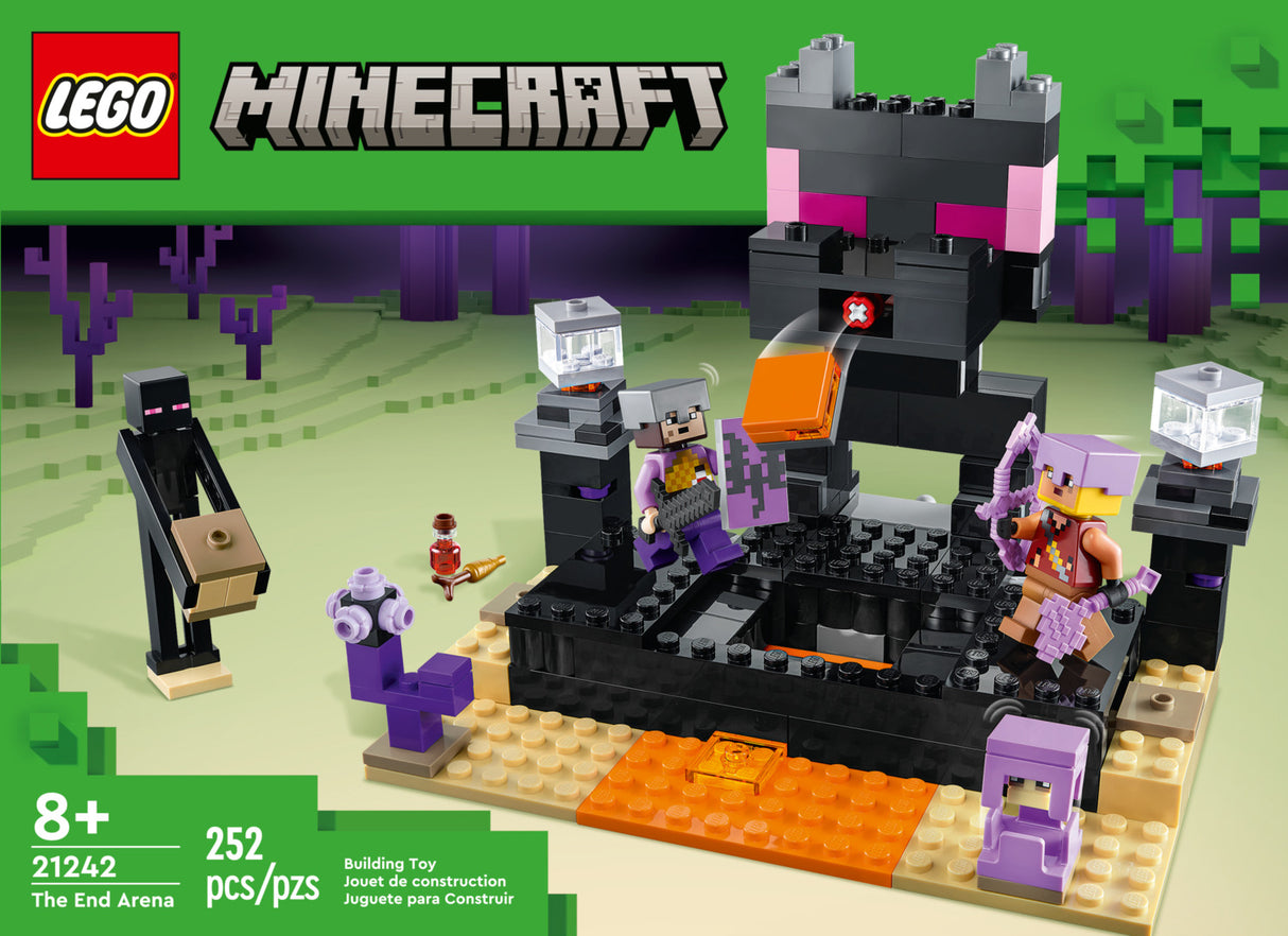 LEGO® Minecraft: The End Arena Battle Playset