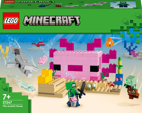 LEGO Minecraft The Axolotl House Building Toy