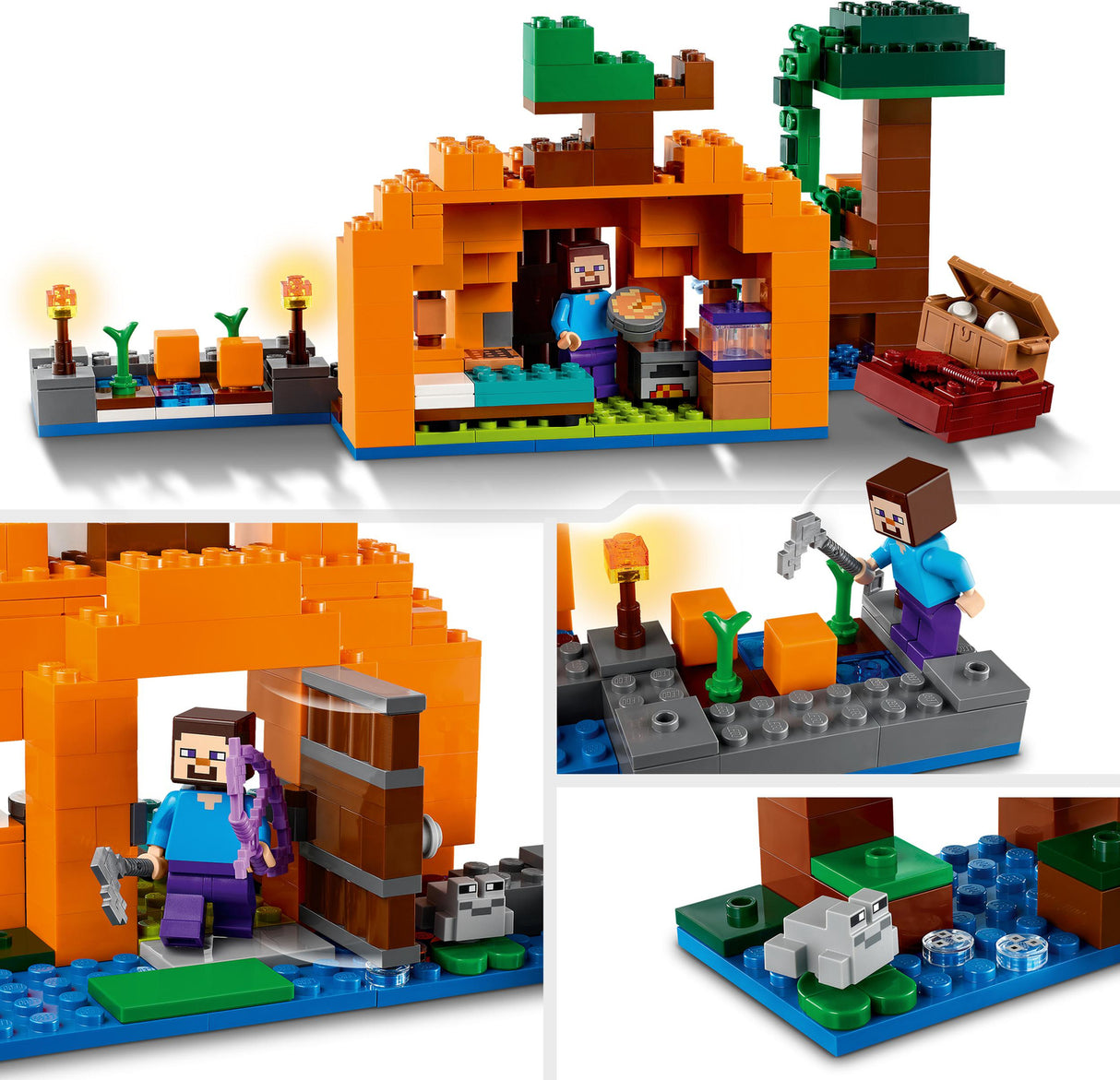 LEGO Minecraft The Pumpkin Farm Building Toy