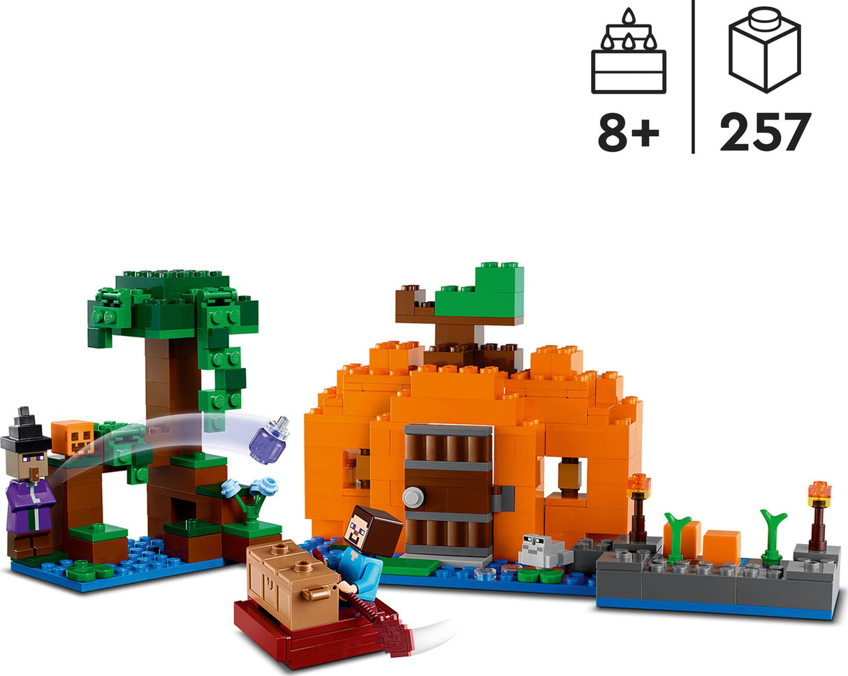 LEGO Minecraft The Pumpkin Farm Building Toy