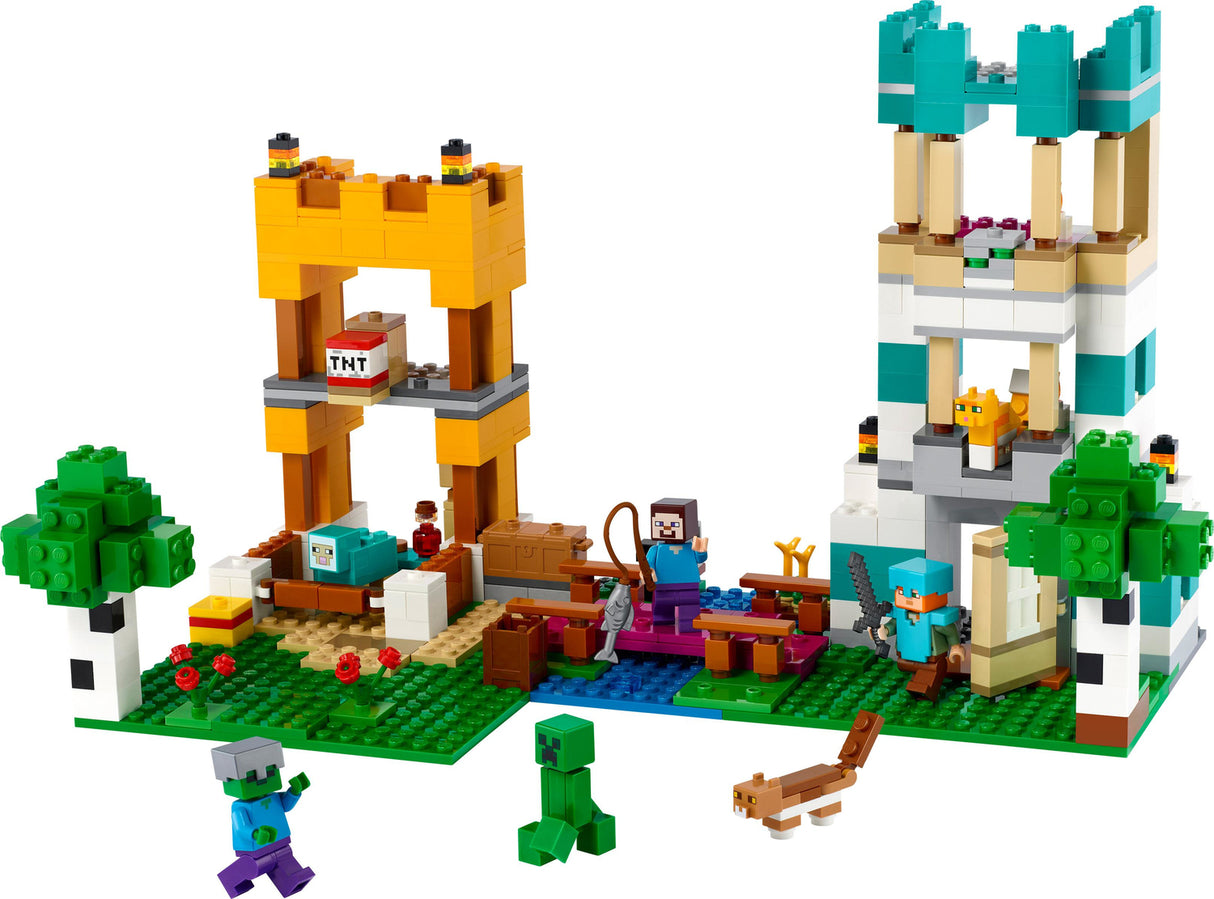 LEGO Minecraft The Crafting Box 4.0 2 in 1 Set