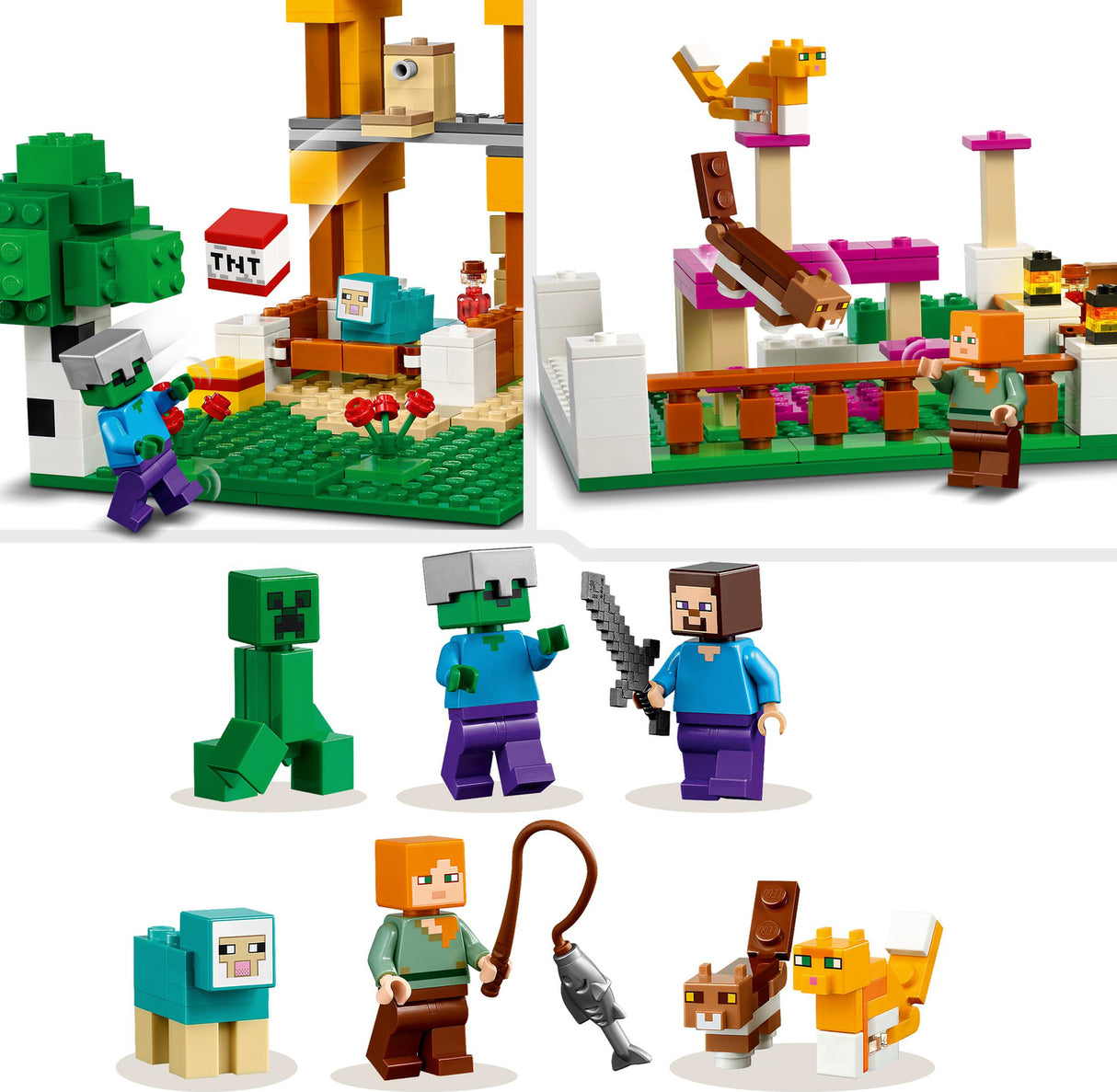 LEGO Minecraft The Crafting Box 4.0 2 in 1 Set