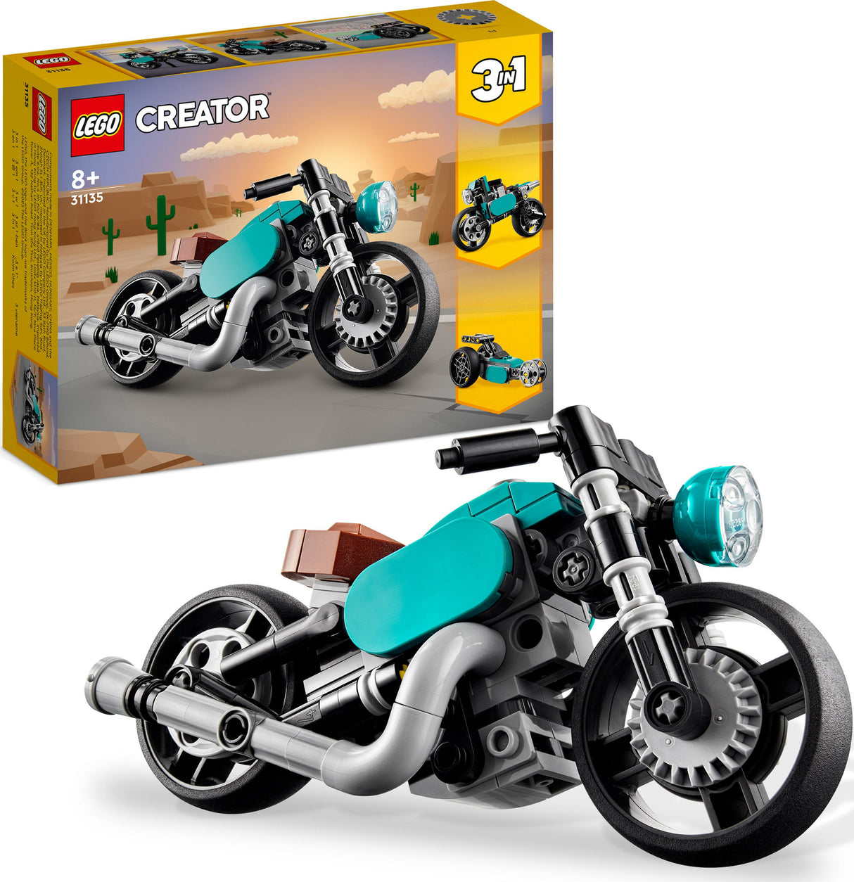 LEGO® Creator 3-in-1: Vintage Motorcycle Set